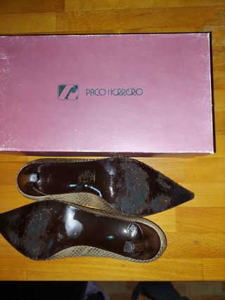 Zapatos mujer piel serpiente 