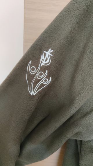 FORRO POLAR VERDE CAZA NUEVO TALLA XL