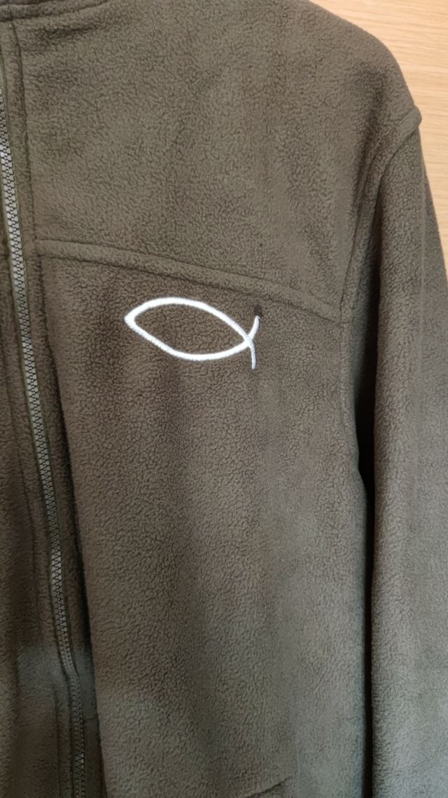 FORRO POLAR VERDE CAZA NUEVO TALLA XL