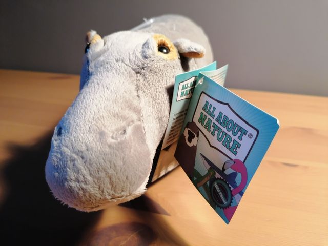 WILD PLANET. Hipopótamo. 32 cm. All About Nature.