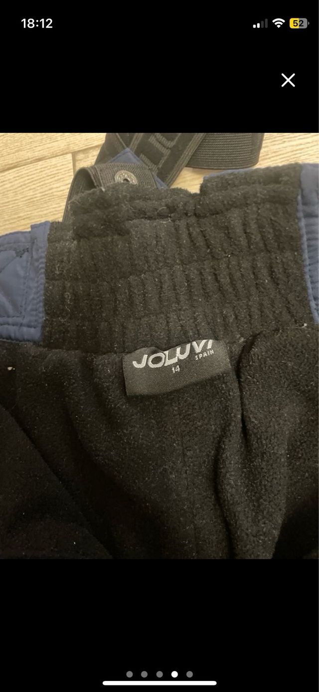 Pantalón esquí Joluvi talla 14