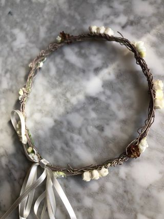 Corona de flores para Comunión