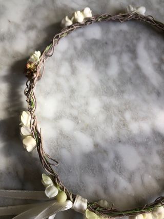 Corona de flores para Comunión