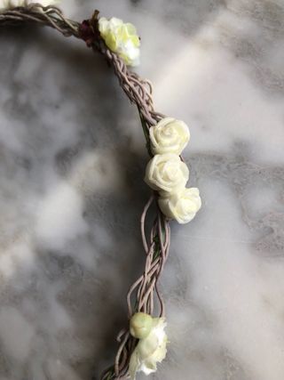 Corona de flores para Comunión