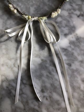 Corona de flores para Comunión