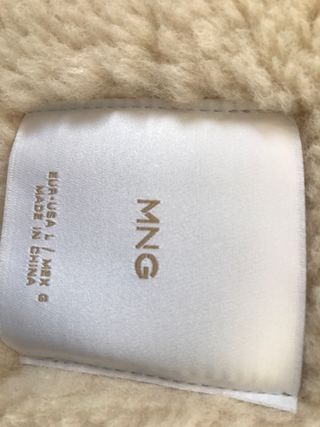 CHAQUETA BORREGO MUJER  MANGO