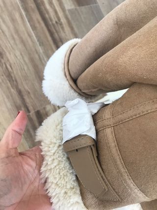 CHAQUETA BORREGO MUJER  MANGO