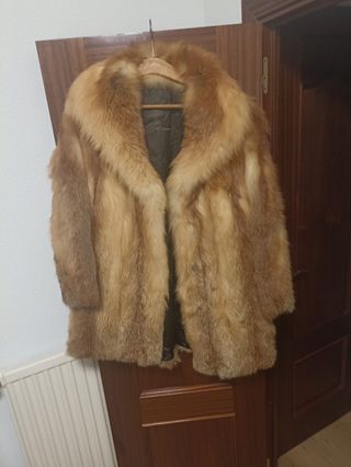 Abrigo de piel