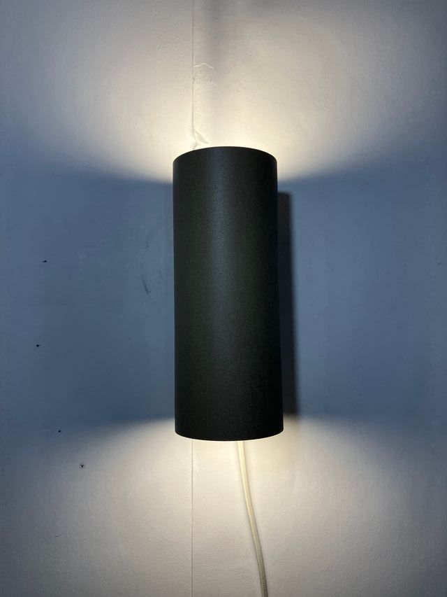Lampada parete cilindro bi-emissione