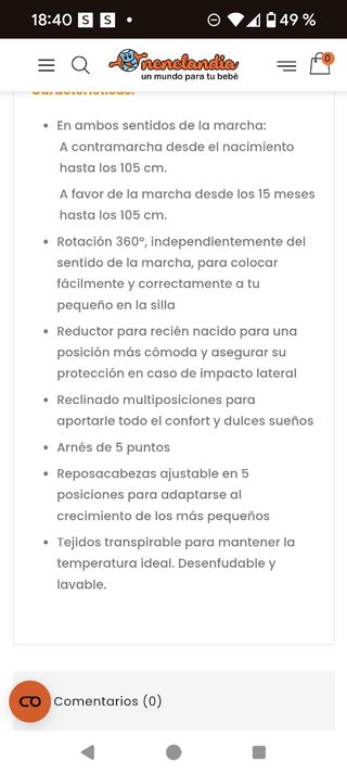 Silla coche Jane Ikonic Isofix