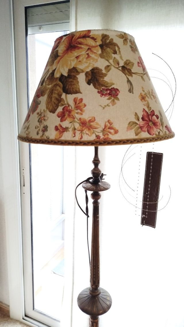 Lámpara antigua, estilo vintage