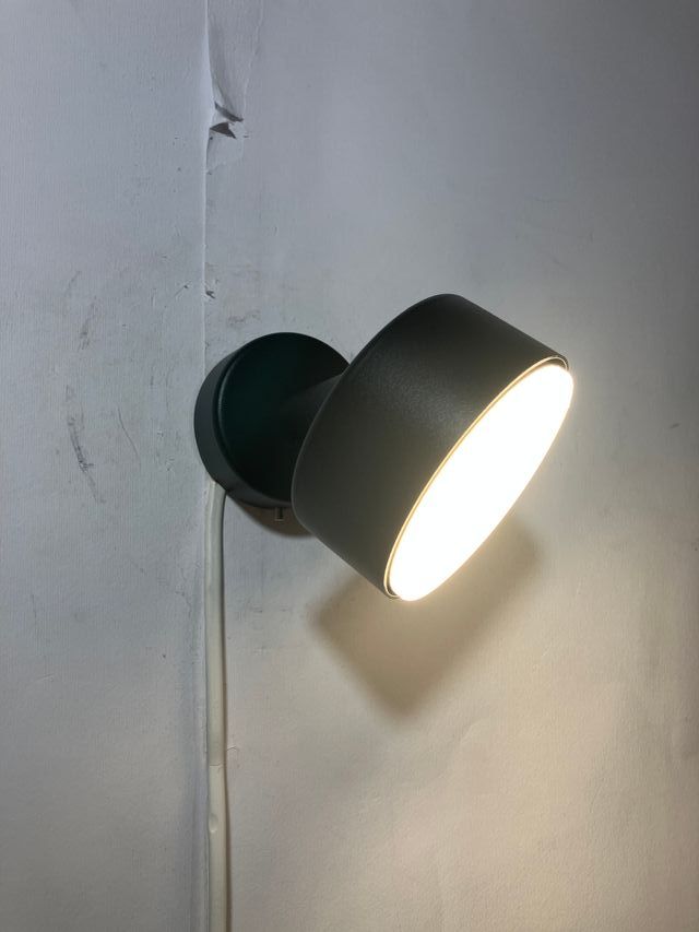 Faretto orientabile metallo nero