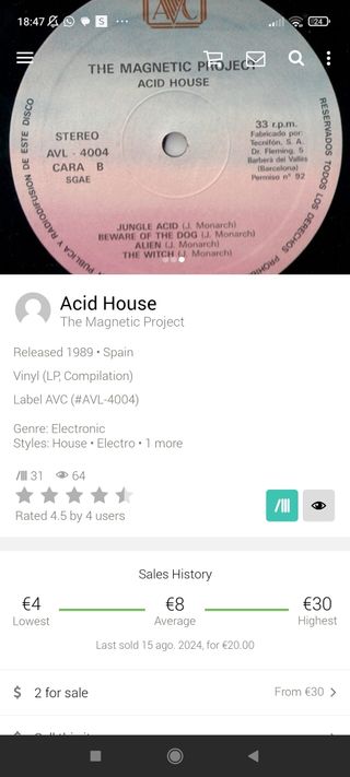 Acid House "The Magnetic Project"