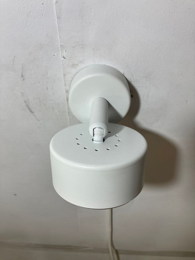 Faretto orientabile metallo bianco