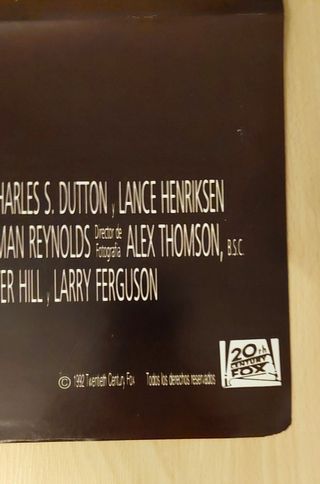 Cartel original Alien3 (1992) [VIDEOCLUB]