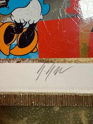 Quadro con cornice raro di G. Grittini