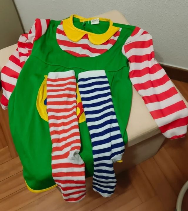 Disfraz payasito-payasita 3-4 años