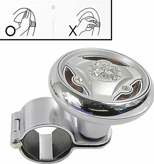 Perilla giratoria con diamantes