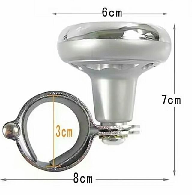 Perilla giratoria con diamantes