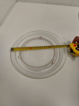 Plato microondas con guía