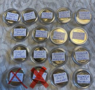 Monedas 2 Euros España 2007 2023