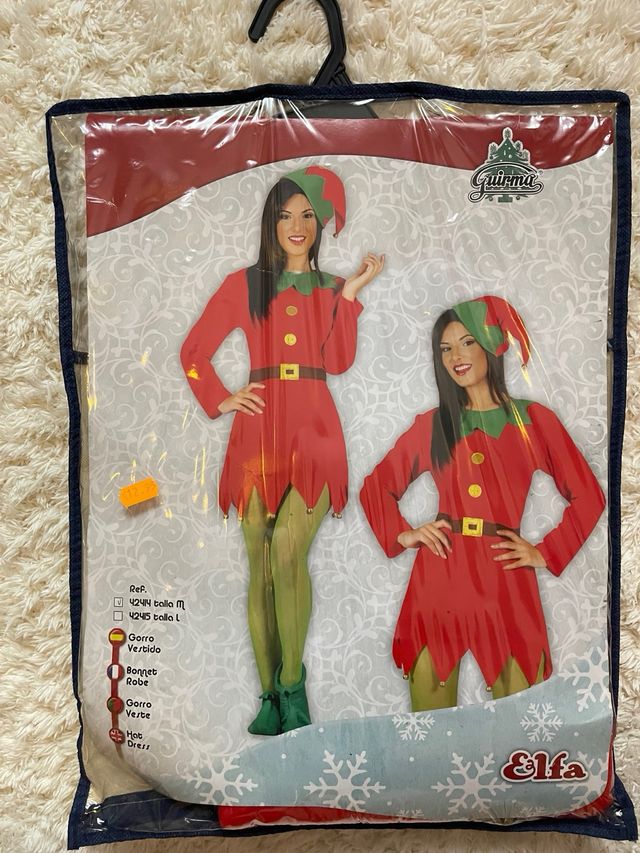Disfraz Elfo adulto talla M