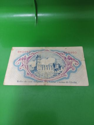 BILLETES de LLEIDA