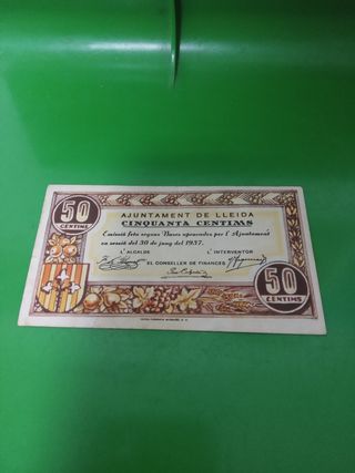 BILLETES de LLEIDA