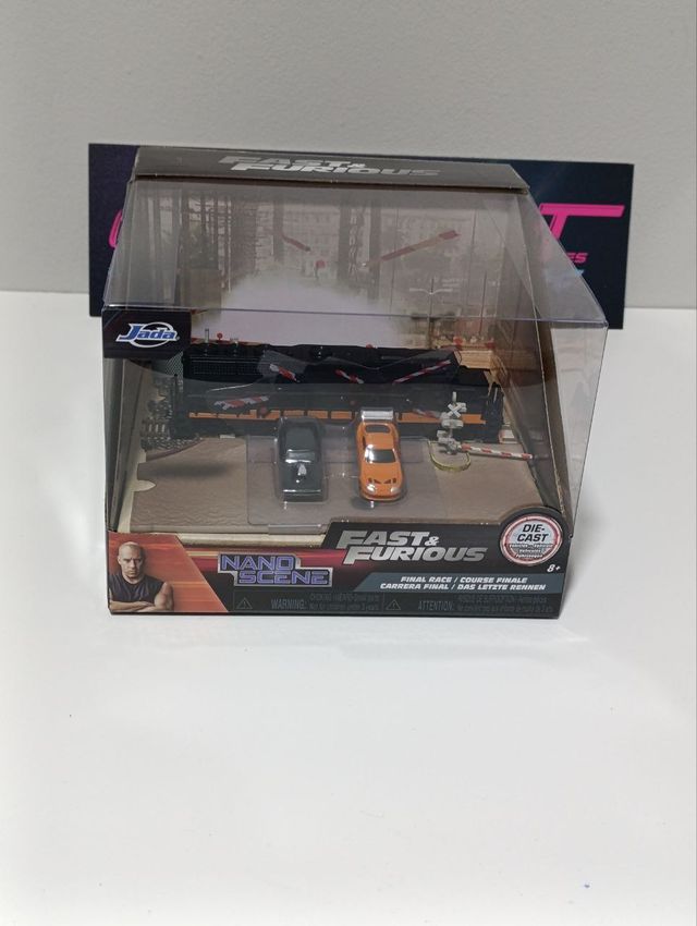 Jada Diorama Fast and Furious escena del tren 1/87