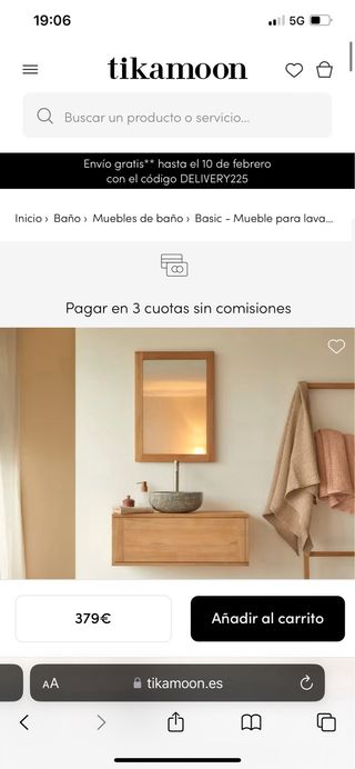 Mueble madera maciza