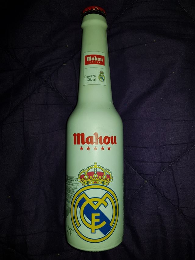 Botellín(mahou)edición real madrid