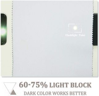 Cortinas XL opacas térmicas blanco gris 140x300cm