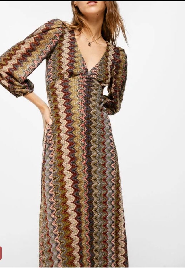 Vestido largo Springfield talla S.