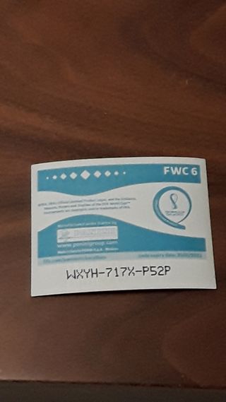 Cromo especial mundial qatar sticker FWC 6