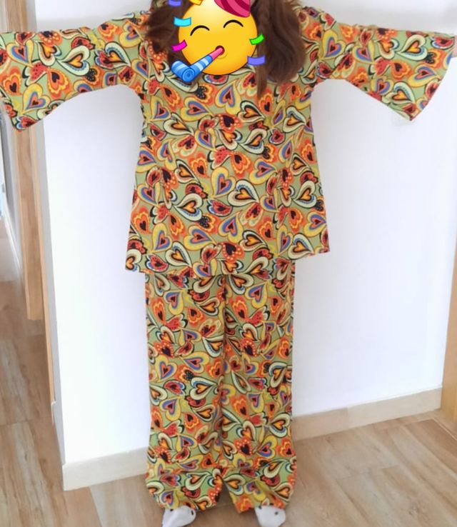 Disfraz hippie confección