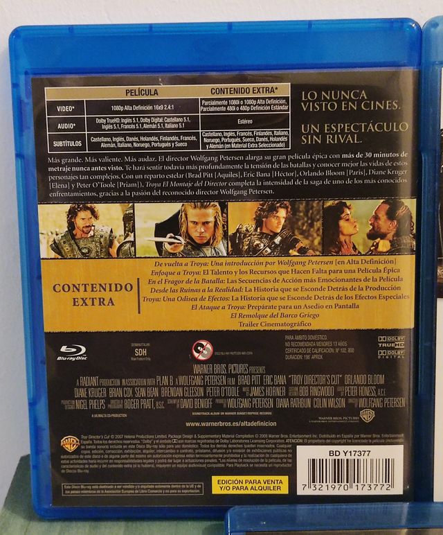 Pack Blu ray Brad Pitt