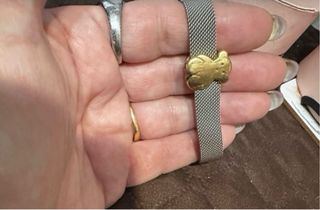 Pulsera acero y oro Tous. modelo descatalogado