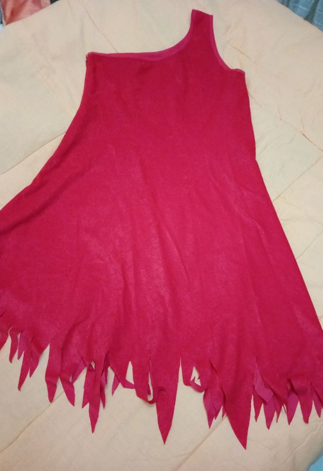 Disfraz vestido mujer-niña picapiedras