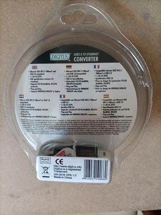 Adaptador USB a red totalmente nuevo