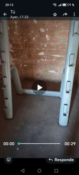 RACK SOPORTE BARRAS TECNOGYM