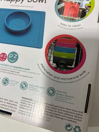 Happy Bowl bandeja plato adherente a mesa