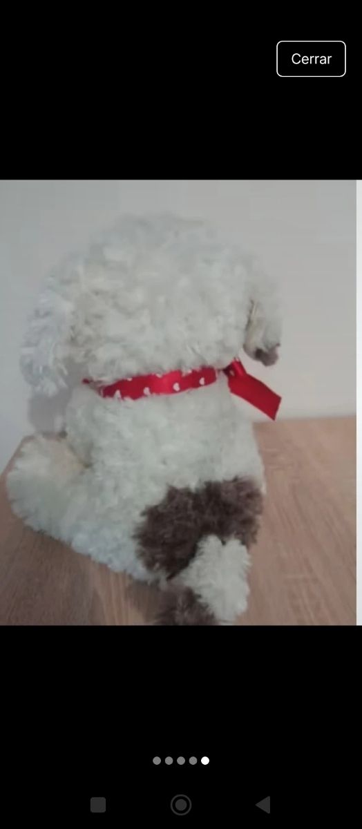 Peluche perro Te quiero