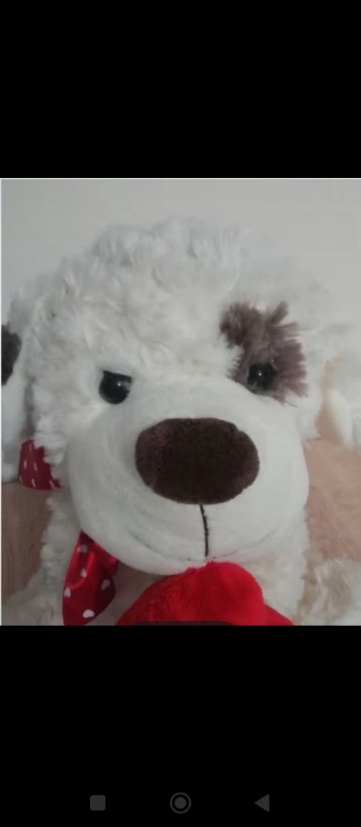 Peluche perro Te quiero