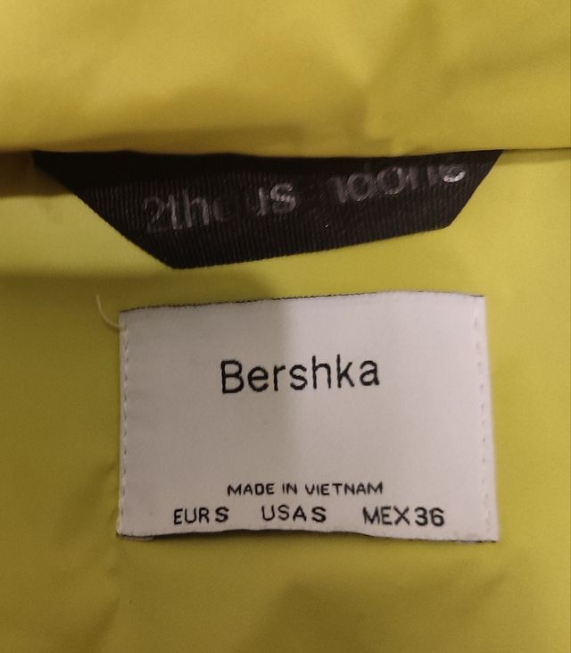 Plumífero Bershka Talla S hombre