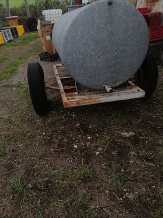 Botte per acqua con carrello