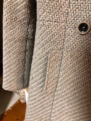 Abrigo Naf Naf gris 38