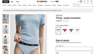 Tanga HUGO Hugo Boss Azul