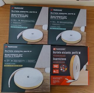Set da 4 confezioni di guarnizione per finestre e