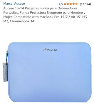 Funda Portátil Aucase Azul Neopreno 