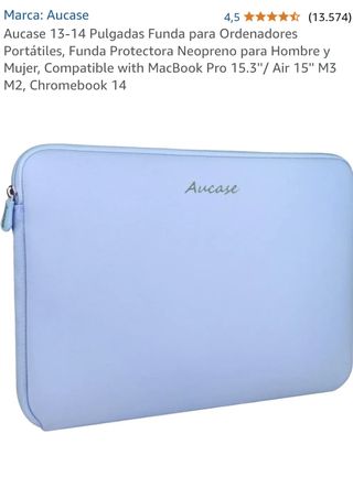 Funda Portátil Aucase Azul Neopreno 